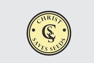 do professional cultivate solid logo for christ saves seeds