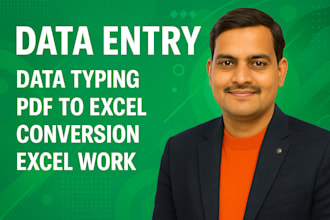 convert scanned PDF or images to excel accurately