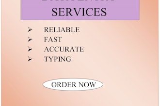 professionally do data entry work