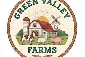 make stunning impactful farm logo design