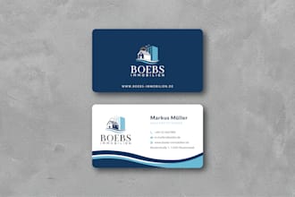 create professional business card design