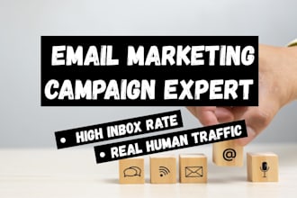 do bulk email blast and send email marketing campaign