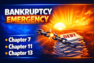 prepare bankruptcy documents for chapter 7, 11 or 13
