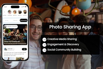 create a photo sharing app like instagram for android and ios