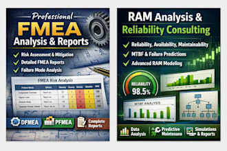 write clear, accurate ram, fmea,fmeca, and reliability engineering documentation