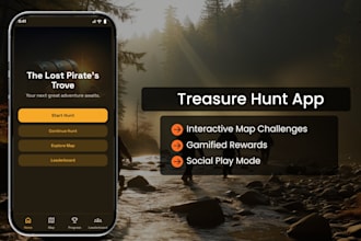 create an interactive treasure hunt app for android and ios