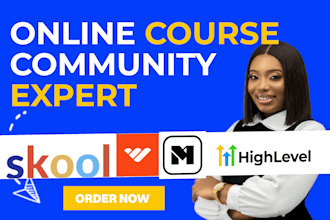 setup your online community on skool, elearning content development