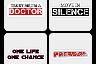 make customize sticker design