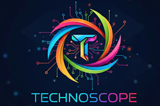 design a modern saas, technology, digital marketing logo