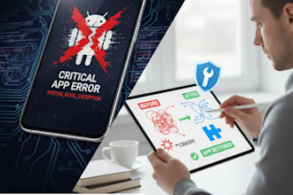 fix critical crashing android app bug fixing issues fast