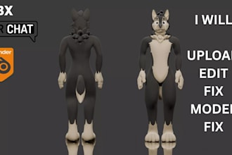 design custom vrchat avatar nsfw vrchat avatar 3d avatar model avatar commission