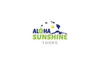 make top quality logo for aloha sunshine tours