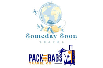 design tour travel adventure resort logo