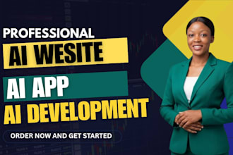develop ai website, ai chatbot, ai web application, and custom ai app