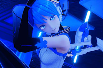 create mmd model, vriod model, vrchat avatar, warudo, koikatsu, sfm, live2d rig