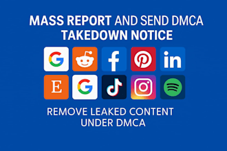do mass report for facebook reddit instagram google linkedin youtube x tiktok