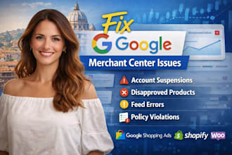 fix google merchant center misrepresentation and suspension for shopping ads