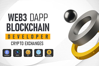 be blockchain developer web3 dapp dex staking smart contract crypto games solana