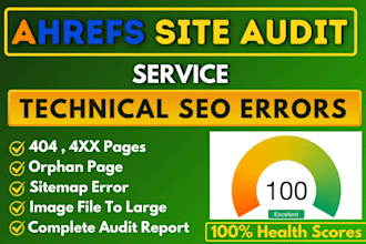 do ahrefs site audit technical seo errors and issues