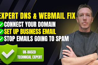professionally fix dns, connect your domain, and set up your webmail