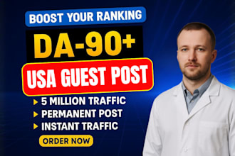 publish your artical on da 90 usa guest post websites