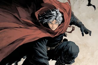 draw a cover art or comic cover art