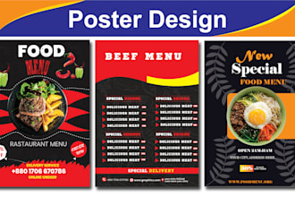 modern social media poster facebook and instagram design