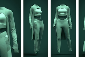 design hyper realistic 3d garments with dynamic cloth simulation