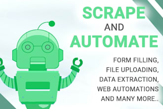 build n8n automation,web bot,python ai automation,web scraping,claude,uipath,api