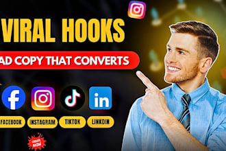 write viral tiktok ad scripts, ugc video hooks and high converting ad copy