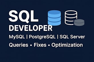write sql queries, fix database errors, and optimize microsoft sql