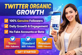 promote link promotion on twitter, tiktok and facebook to increase real audience