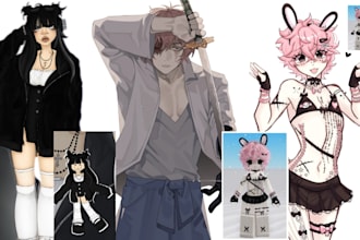 draw roblox anime avatar minecraft anime avatar oc avatar youtube pfp cartoon