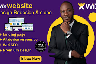 design or redesign a modern wix website wix studio or wix business website