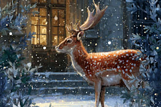 draw anime art illustration, fanart and character design for christmas gift