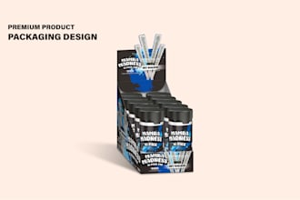 design amazon box packaging and product packaging box design