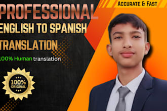 do a perfect human translation english to spanish  expertly
