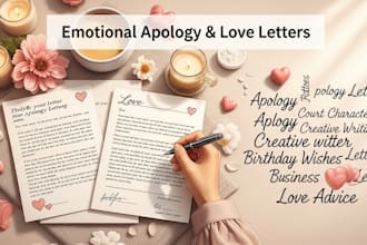 craft heartfelt apology, business, christmas card, love advice and love letters