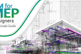 do bim modeling 3d in revit for electrical, fire, plumbing