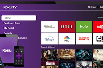 develop roku app, ott streaming apps for roku, fire TV, iptv