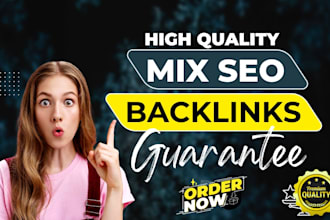 do manual SEO backlinks, profile, web 2 0, forum, and contextual links
