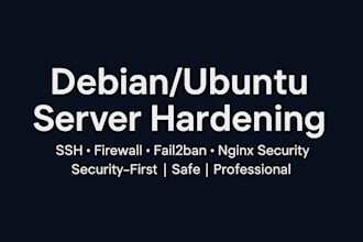 secure and harden your debian or ubuntu linux server safely