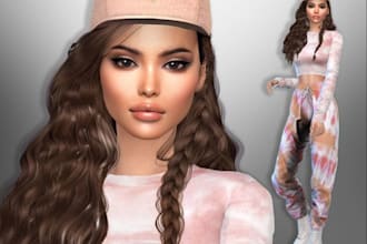 design high quality sims 4 characters and households