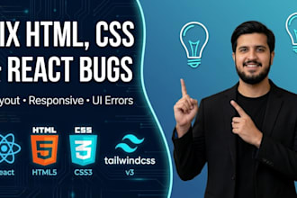 fix react bugs, UI issues, and responsive problems fast