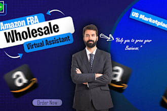 be your amazon fba wholesale virtual assistant
