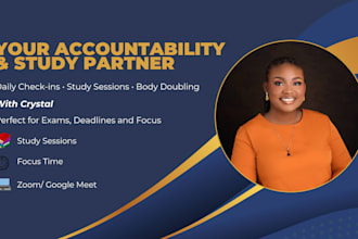 be your accountability partner, study partner, and productivity coach