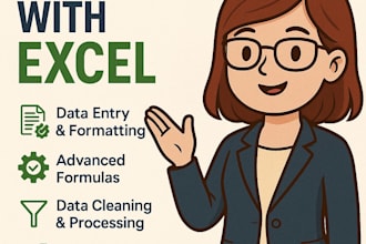 clean, format, organize and split  excel data professionally