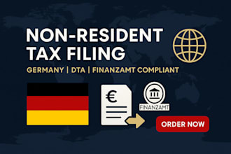 handle your non resident german tax filing with treaty benefits applied