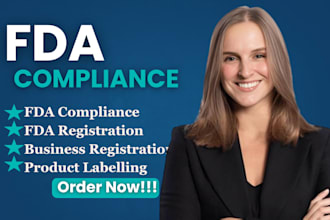 review fda compliance, food and supplement labels for fda registration