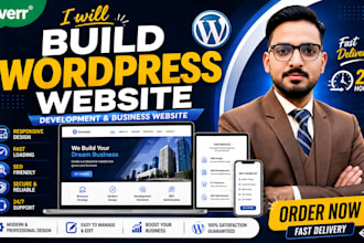 build wordpress website development, business website blog